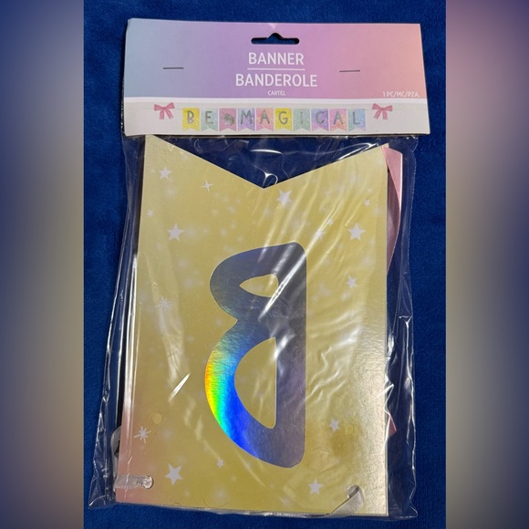 New Unicorn Party Supplies Bundle - Center Piece Hanging Decor And More - Picture 5 of 9